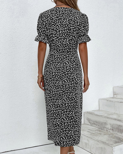 Gloria™ Fresh Bloom V-Neck Dress