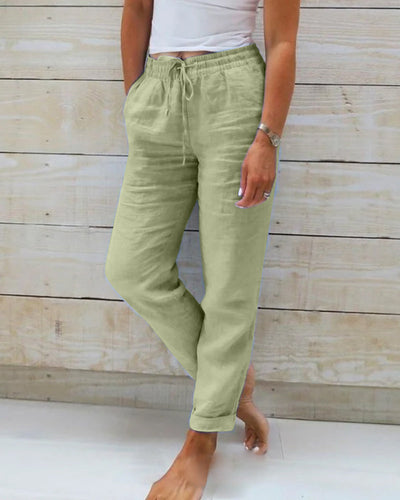MARRY | TROUSERS WITH ELASTIC WAISTBAND