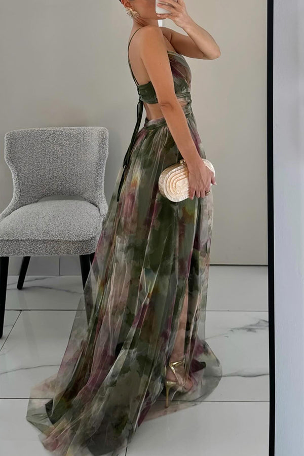 Elara - Graceful Flowing Maxi Dress