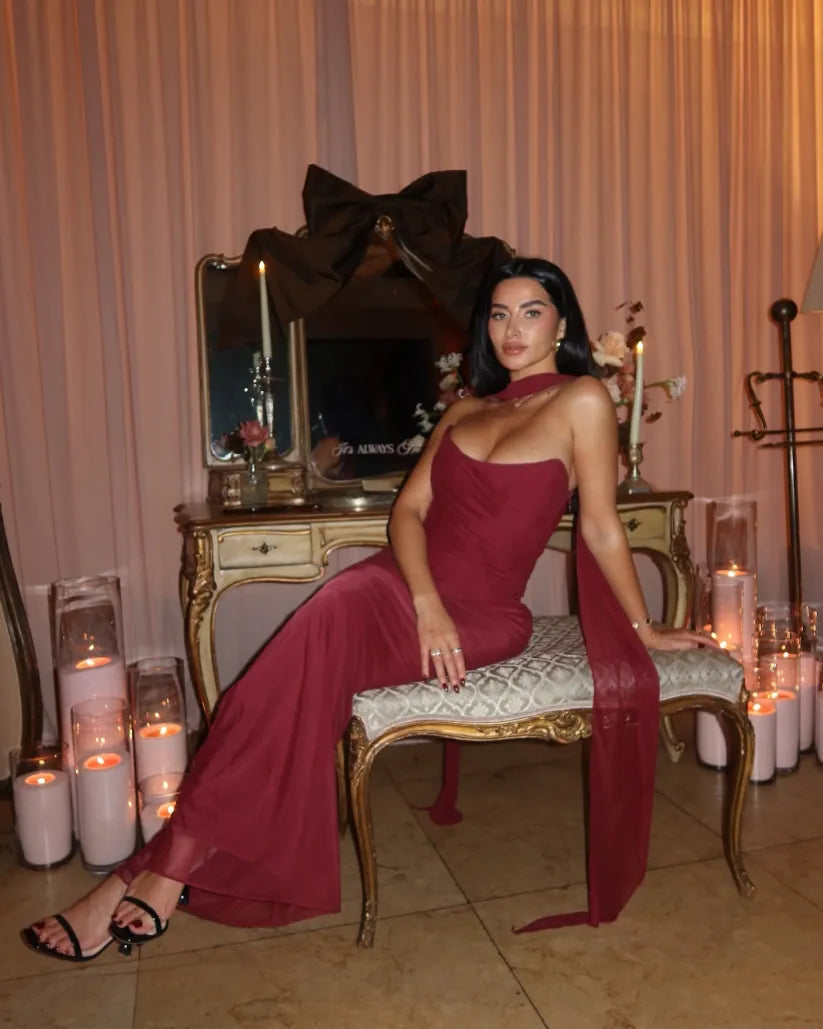 Lyka - Strapless Bodycon Maxi Dress Bold, Sleek, and Unapologetically Confident