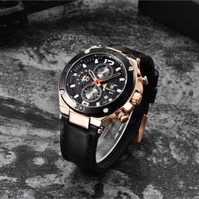 Quartz multifunction sports chronograph watch