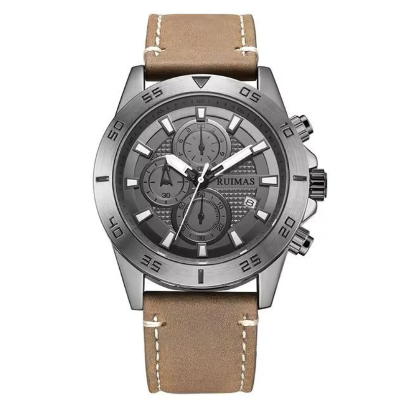 Dial quartz chronograph watch