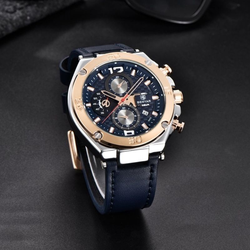 Quartz multifunction sports chronograph watch