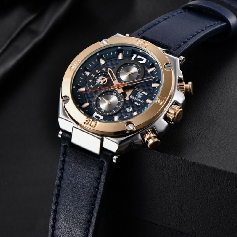 Quartz multifunction sports chronograph watch