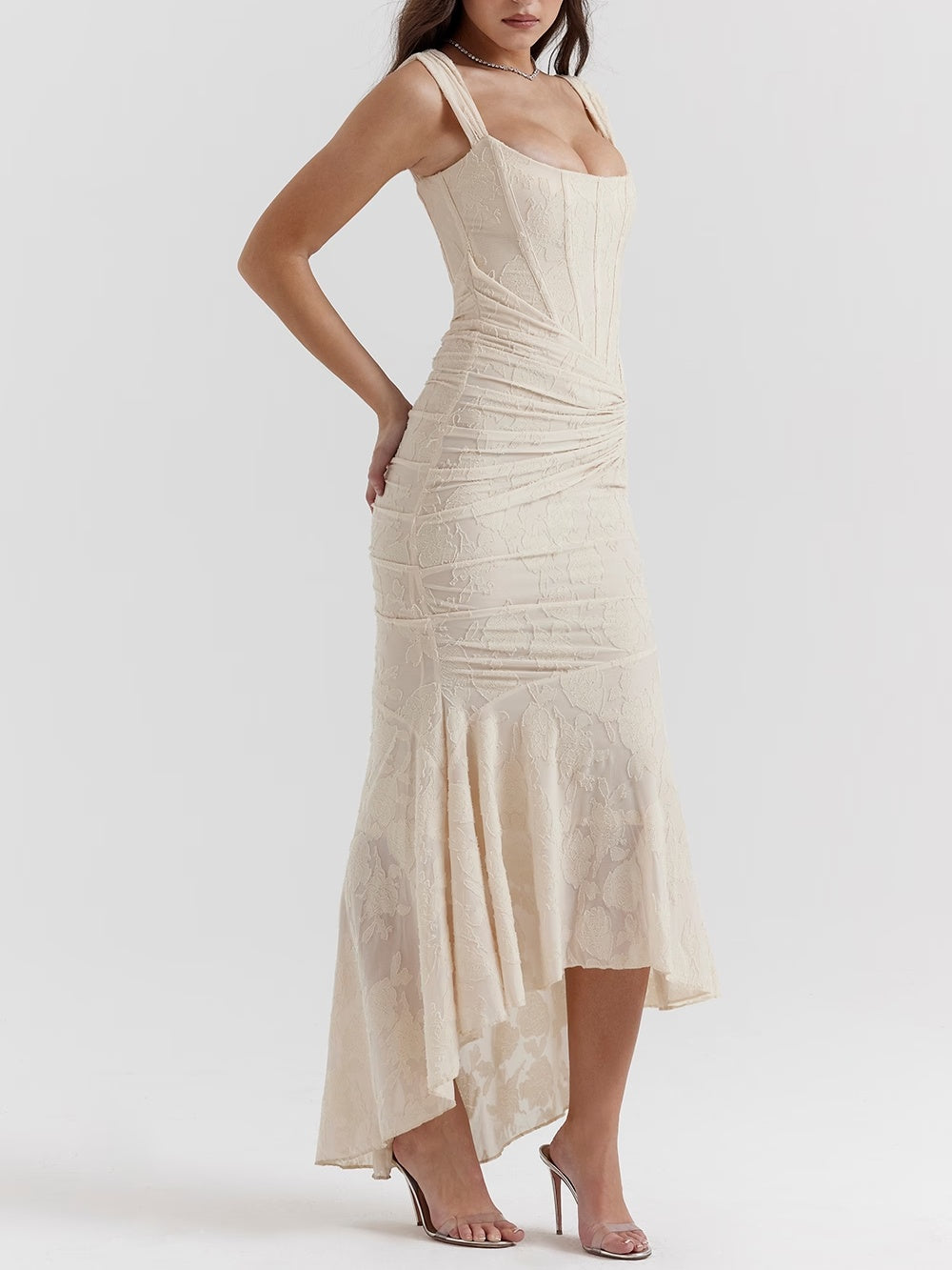 Lia /bell floral maxi dress