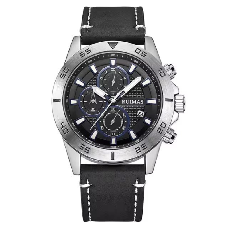 Dial quartz chronograph watch