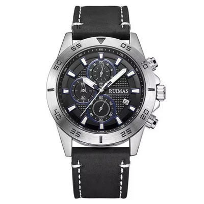 Dial quartz chronograph watch