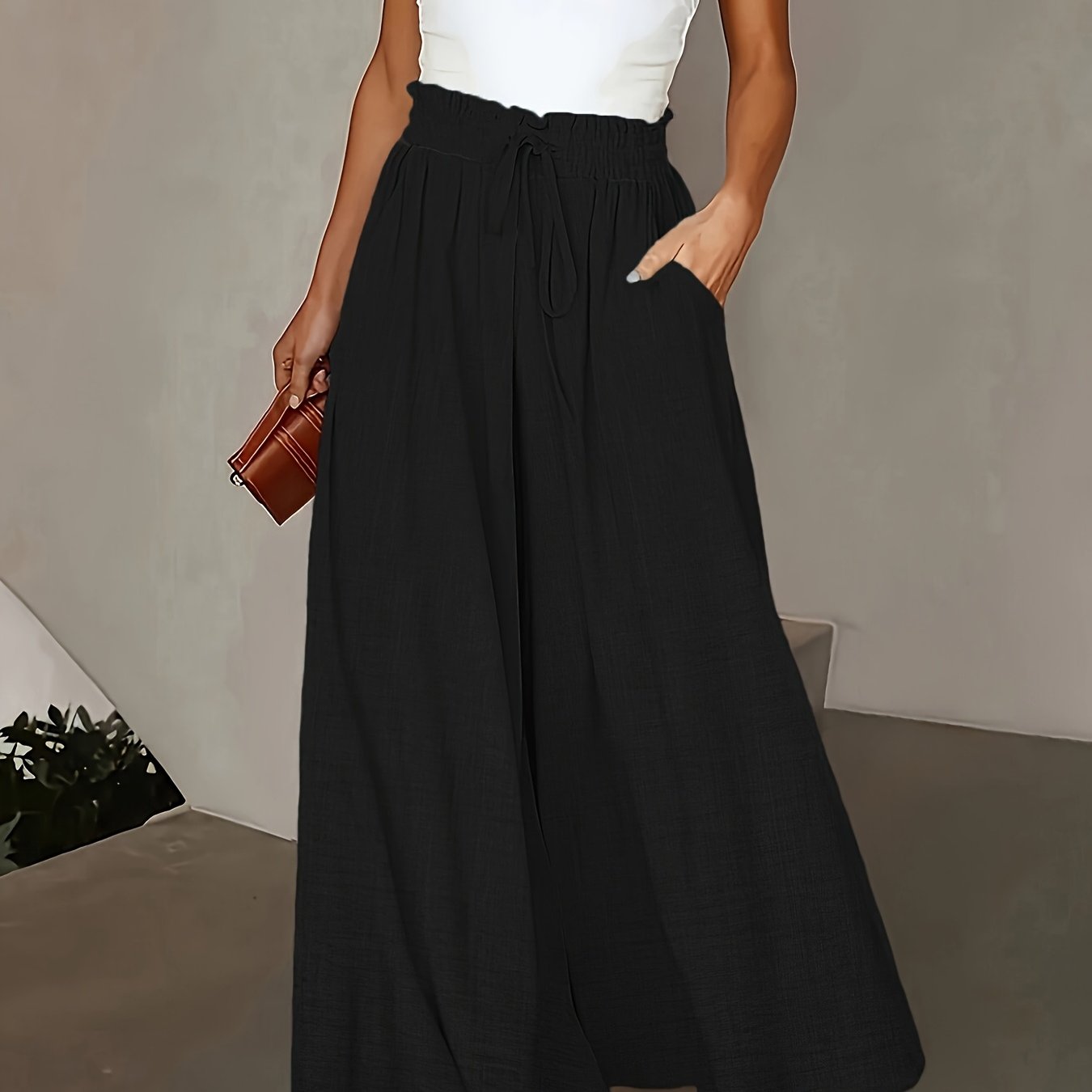 Isla™ - Elegant High-Waist Wide Leg Pants