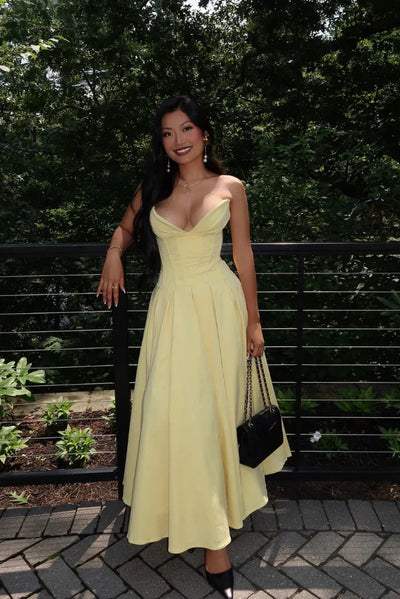 Sabrina – Sculpting Corset Midi Dress