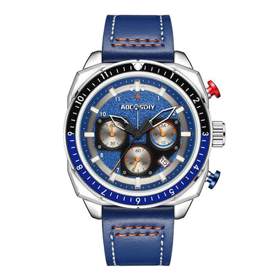 Waterproof Luxury Sports Quartz Watch with Chronograph