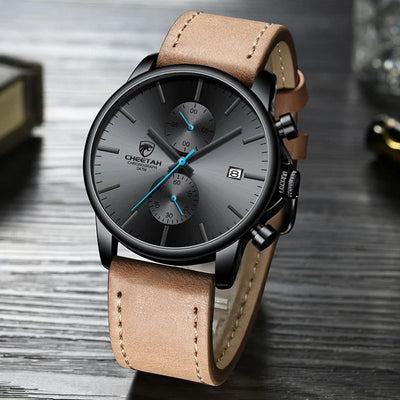 luxury sports quartz watch