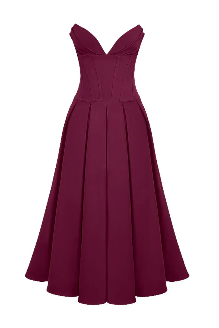 Sabrina – Sculpting Corset Midi Dress
