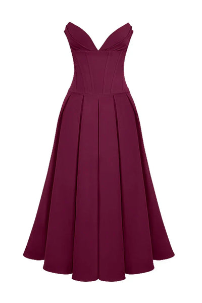 Sabrina – Sculpting Corset Midi Dress