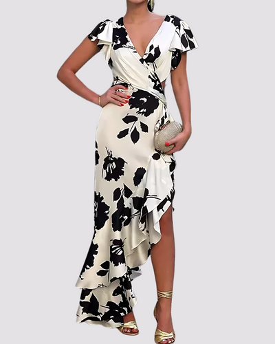 Zinni- Floral Midi Dress
