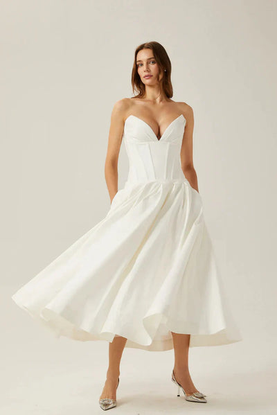 Sabrina – Sculpting Corset Midi Dress