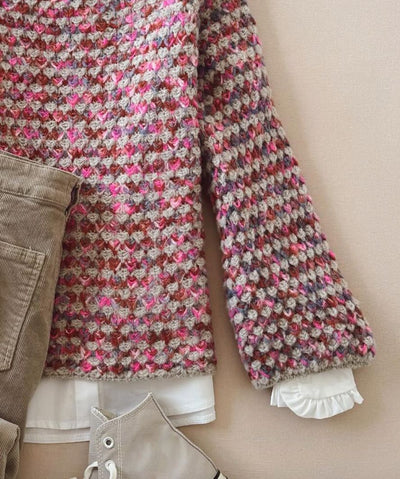 Rose – Red Mock Neck Sweater