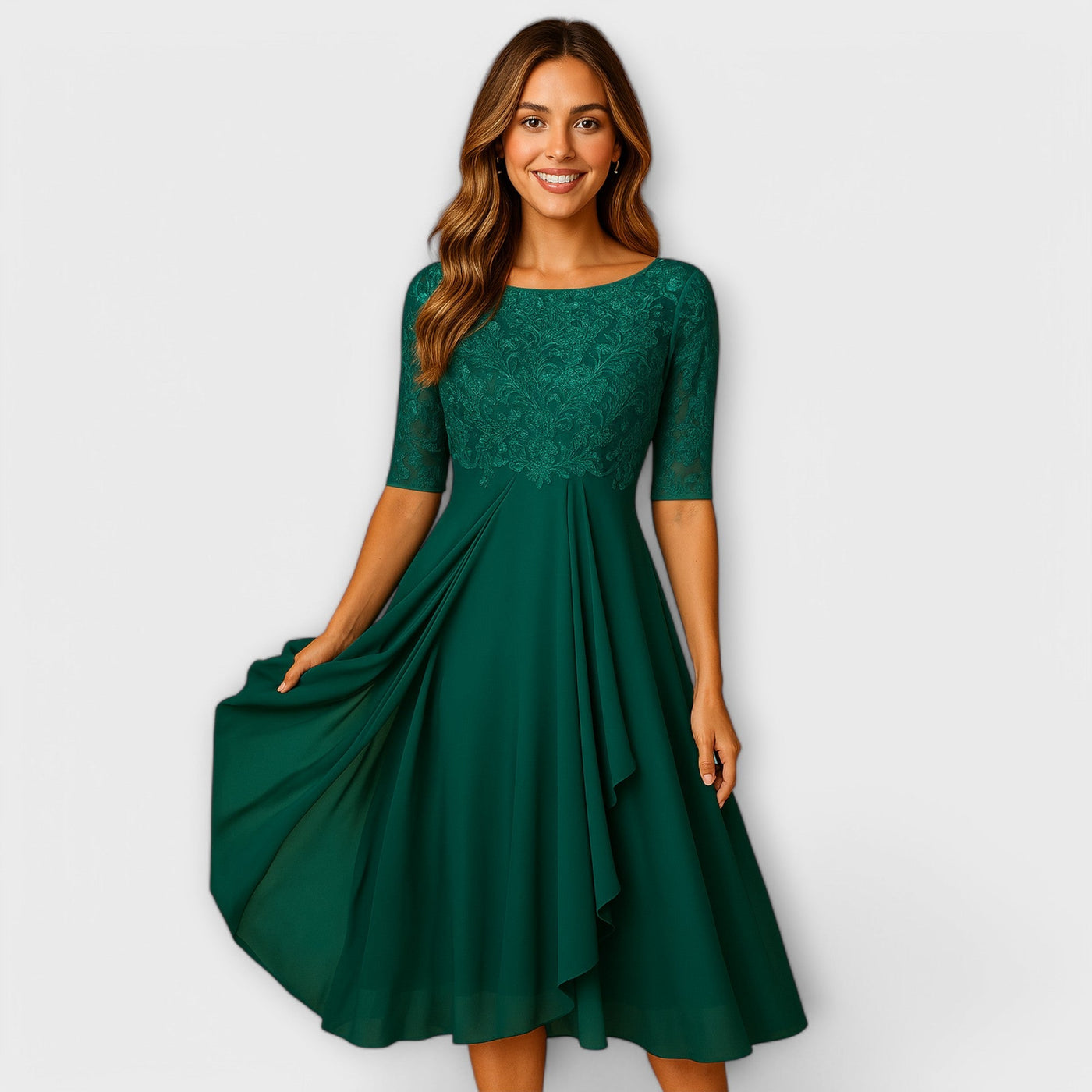 Ella – Elegant Midi Dress