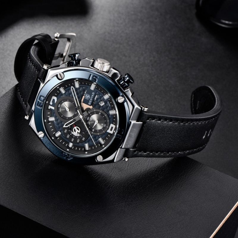 Quartz multifunction sports chronograph watch