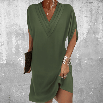 Talia™ Effortless V-Neck Boho Dress