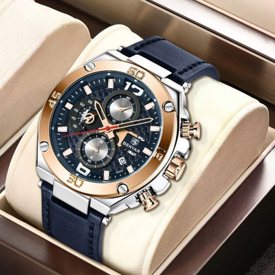 Quartz multifunction sports chronograph watch