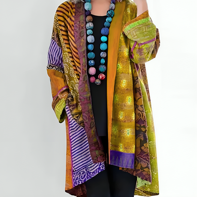 Alexis™ Boho Chic Colorful Kimono
