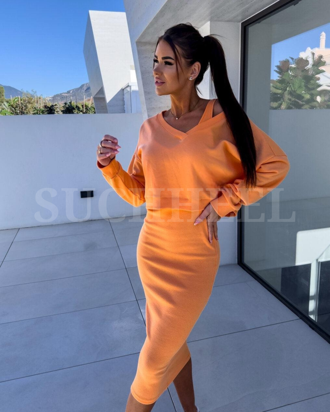 Andi™ 2-in-1 Sweatshirt Dress – Cozy, Chic & Effortlessly Stylish