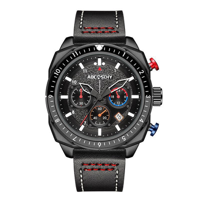 Waterproof Luxury Sports Quartz Watch with Chronograph