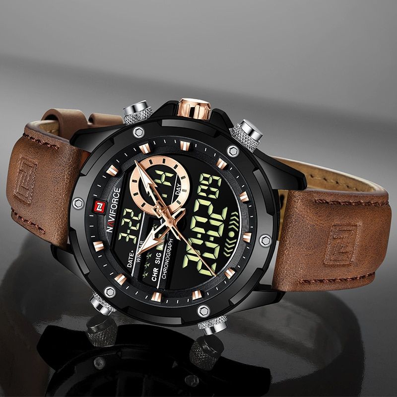 Elegant military watch