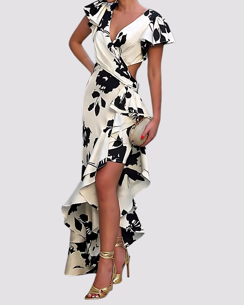 Zinni- Floral Midi Dress