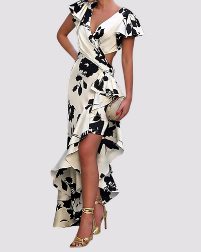Zinni- Floral Midi Dress