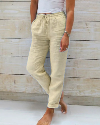 Kyara  | Casual Straight Trousers