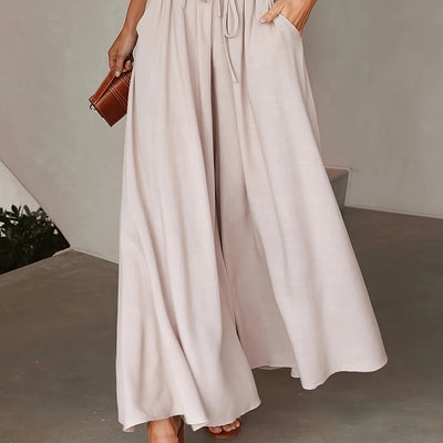 Isla™ - Elegant High-Waist Wide Leg Pants