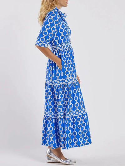 Mila | Chain Link Midi Dress