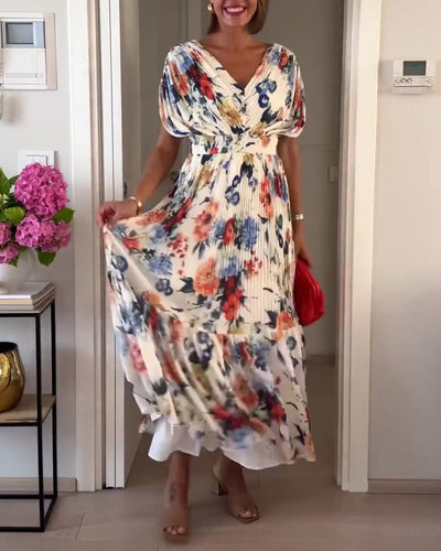 Viela - Graceful Floral Maxi Dress