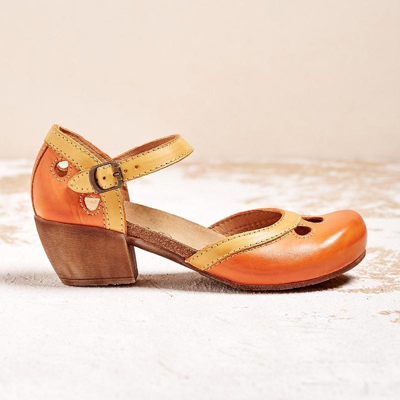 May |  Orthopaedic Sandals with Low Heel