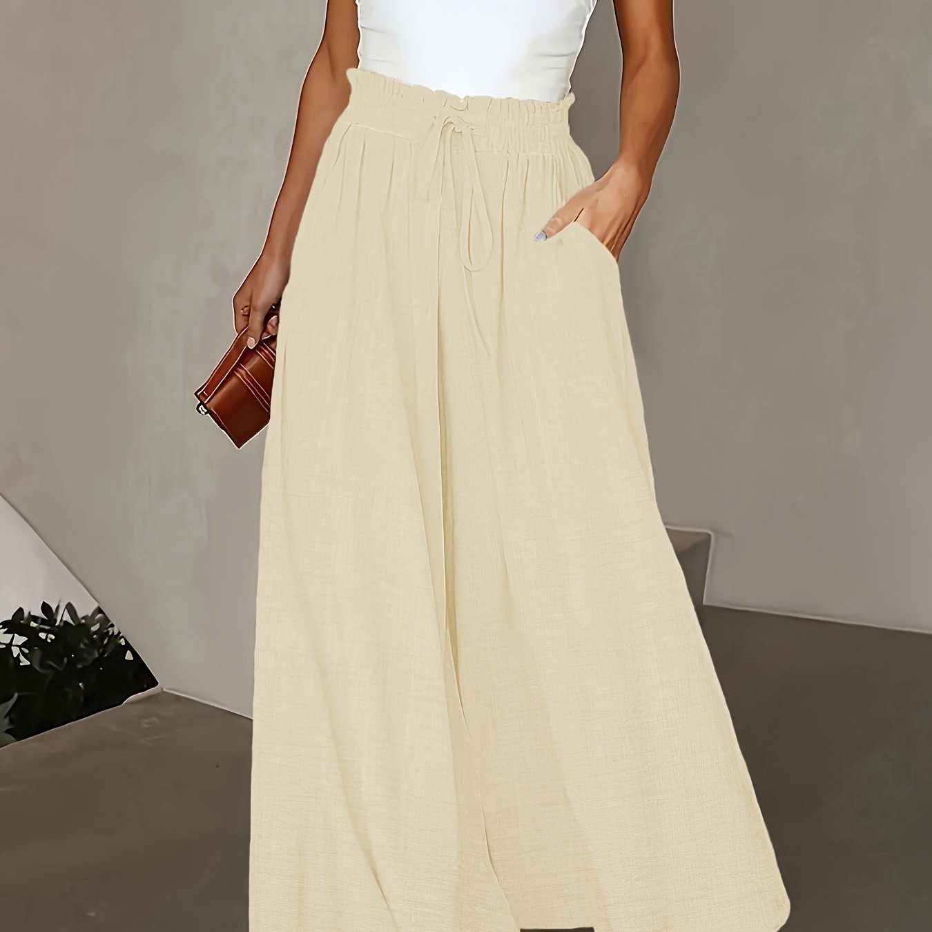 Isla™ - Elegant High-Waist Wide Leg Pants