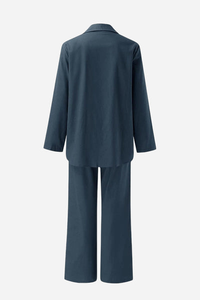 MIA | RELAXED SHIRT & TROUSERS TWO-PIECE SET