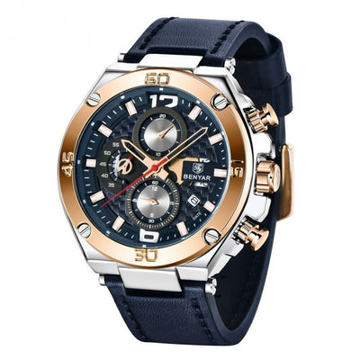 Quartz multifunction sports chronograph watch