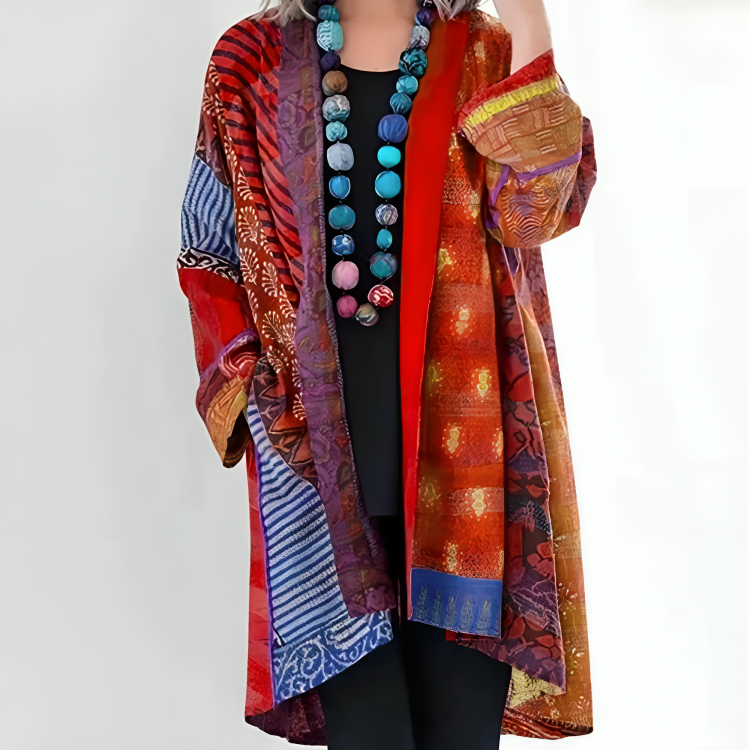 Alexis™ Boho Chic Colorful Kimono