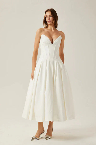 Sabrina – Sculpting Corset Midi Dress