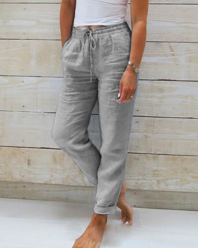 Kyara  | Casual Straight Trousers