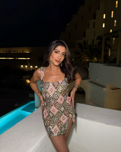 Azariah: Sequin Crystal Dress