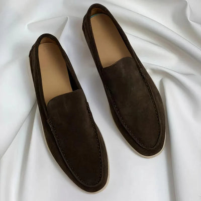 Oliver/Elegant Suede Loafers