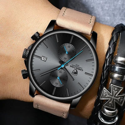 luxury sports quartz watch