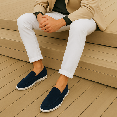 Oliver/Elegant Suede Loafers