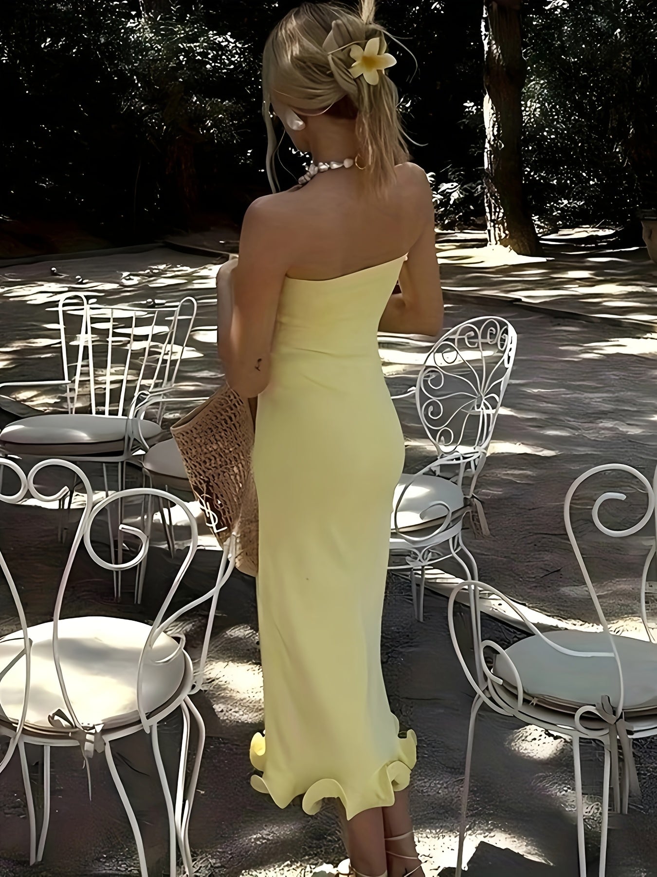 Lucia - Chic Ruffled Midi Dress