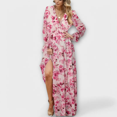 Ella /Elegant SummerFloral Dress