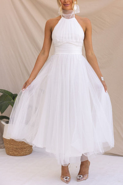 Ella - Whimsical Tulle Midi Dress