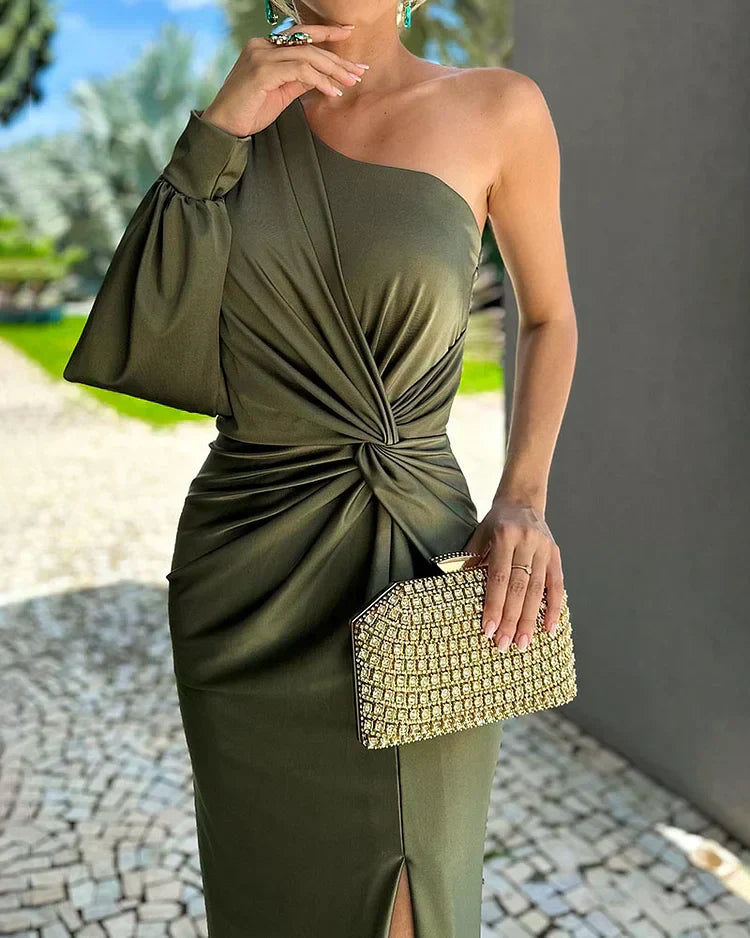 Melody - Graceful One-Shoulder Maxi Dress