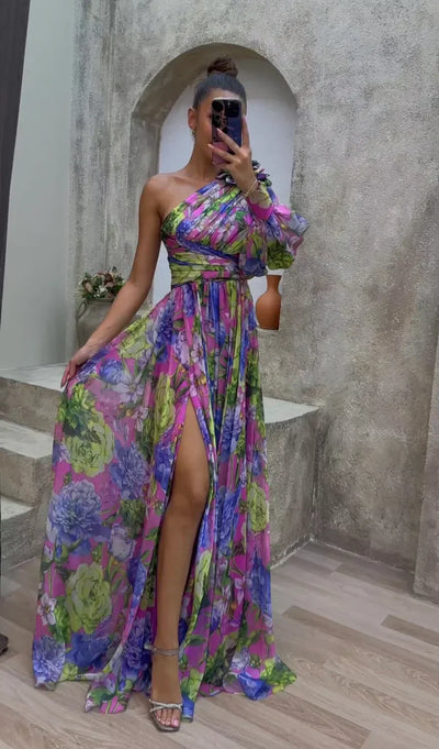 Lillian - Elegant Flowing Maxi Dress Timeless Elegance, Effortless Grace